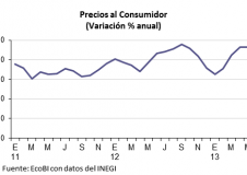 Reporte sobre la Inflación al mes de mayo 2013
